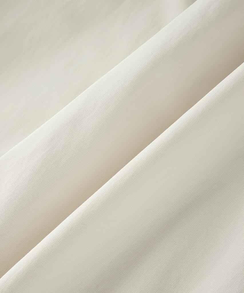 Taildern Tailored Balmacaan Long Coat Ivory
