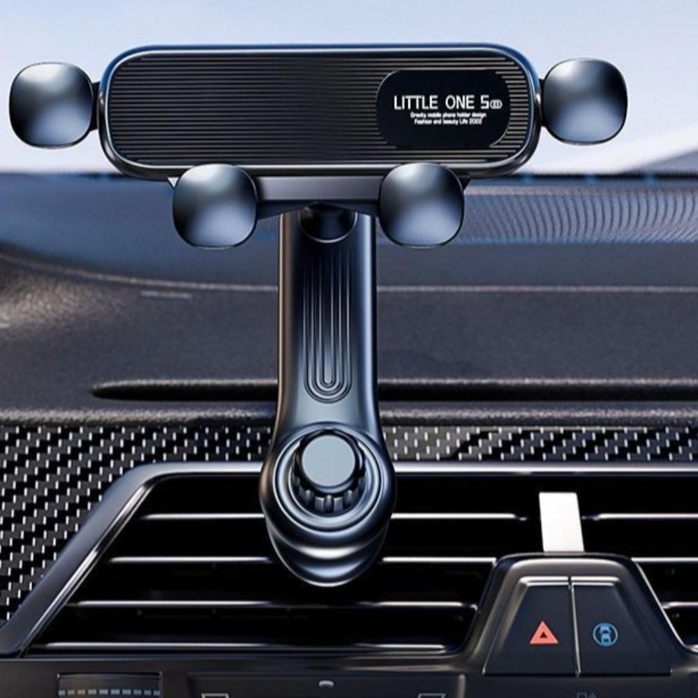 Телескопическое автомобильное крепление для телефона на вентиляционное отверстие 4,7-7 дюймов, поддержка смартфона, гравитационный автомобильный держатель для телефона