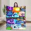 Теплое одеяло для путешествий B-Blox Kitsune Фрукты Плед Фланелевое покрывало для улицы Графическое покрывало для дивана-кровати