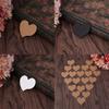 DIY Wave Edge Love Heart Gift Paper Label Price Hang Tags Wedding Party Cards