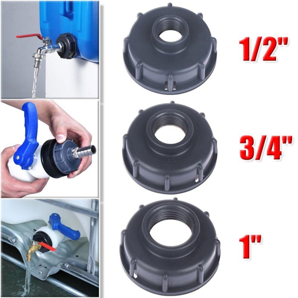 1/2" 3/4" 1" IBC Tank Fittings Plastic Adaptor Connector High Quality Water Coupling Adapter