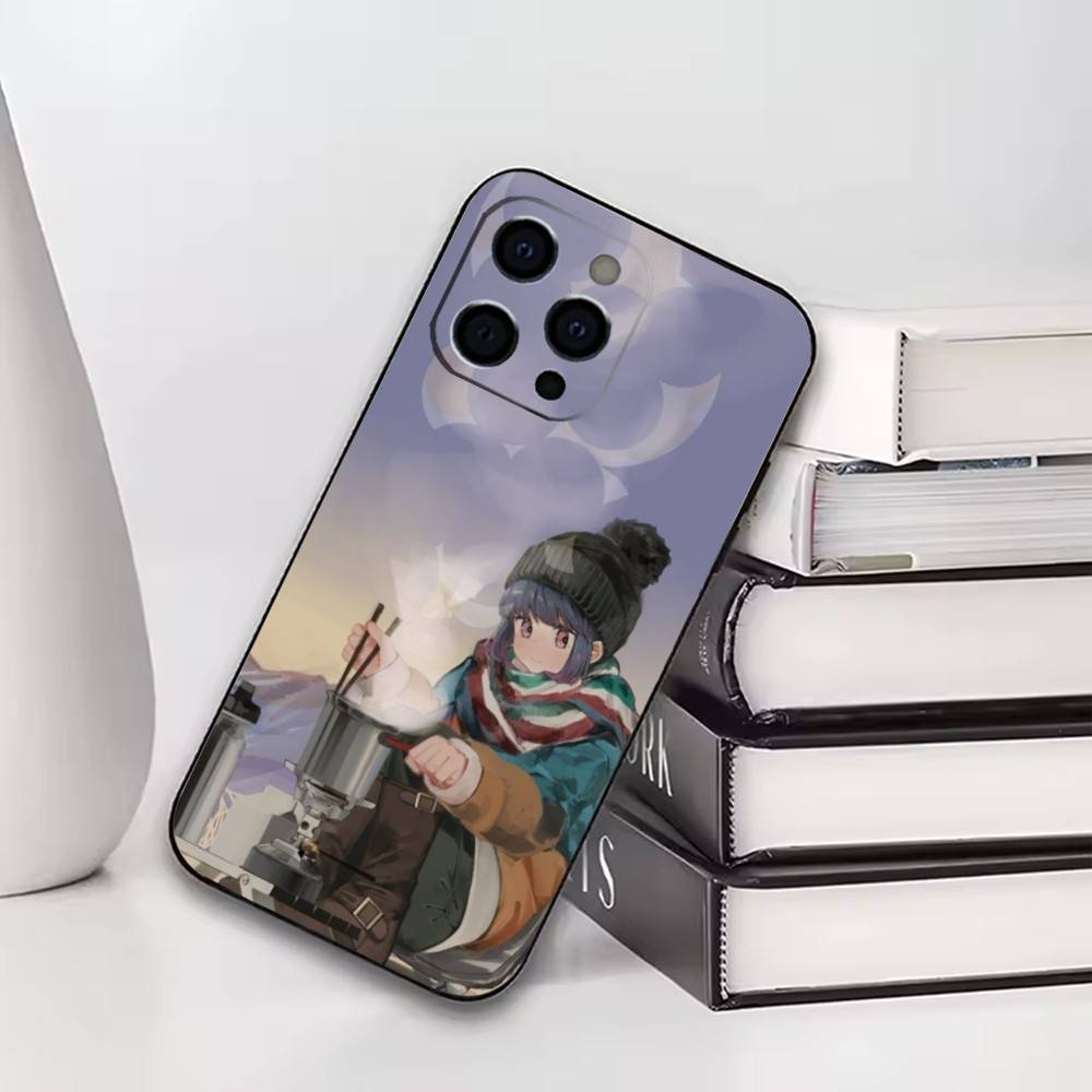Чехол для телефона Rin Shima Для iPhone17,16,15,14,13,12,11 Plus,Pro Другие Мягкий Черный Чехол