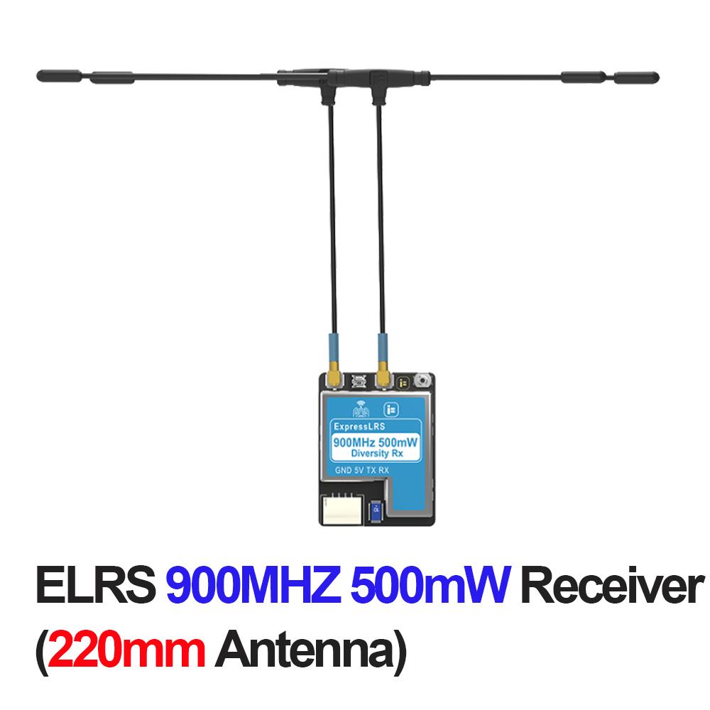 IFlight 2.4GHz/900MHz ExpressLRS ELRS True Diversity Receiver Dual-antenna Diversity Long Range Receiver