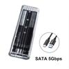 M.2 NVME SATA SSD Enclosure USB Type C 10Gbps 5Gbps PCI-E M2 SSD Transparent External Case Hard Disk Box for M2 2230/2242/2260/2280 SSD