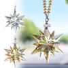 Annual Christmas Ornaments Crystal Snowflake Star, Sparkly Crystal Ornaments For Christmas Tree, Beautiful Christmas Ornaments For Women Girls