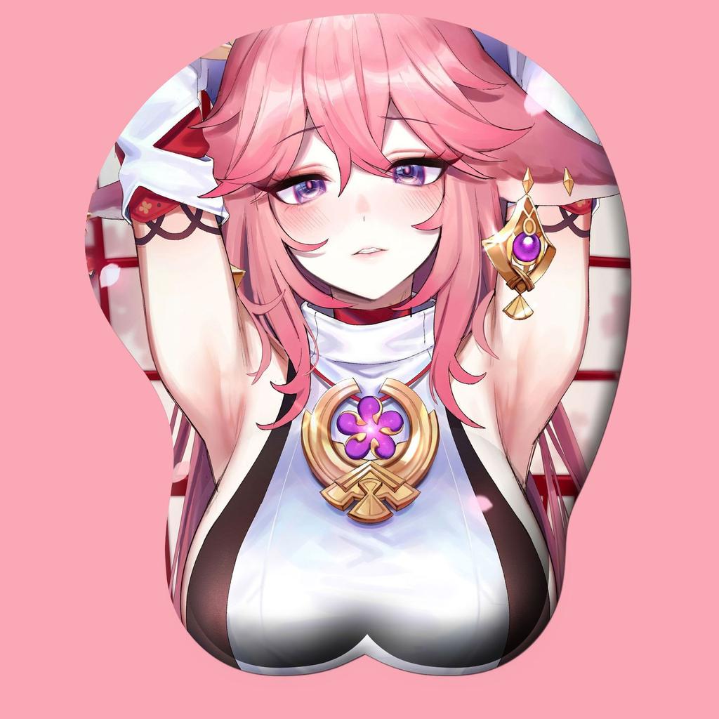 Creative Sexy Cartoon 3D Wrist Support Mouse Pad Thicken Soft Silicone Non-slip Desk Mat Office Home Mousepad For Cs Go Gaming Mouse Pad