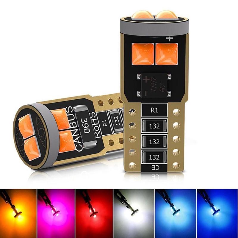 T10 Led W5W Led Canbus Автомобильный салонный свет 194 501 6 Smd 3030 Светодиодные лампы для приборов Лампочка клиновидная