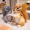 Милые Мягкие Плюшевые Игрушки Кукла Подушка Подарок Реалистичная Плюшевая Белка Очаровательный Пушистый Мех Большой Хвост Игрушка