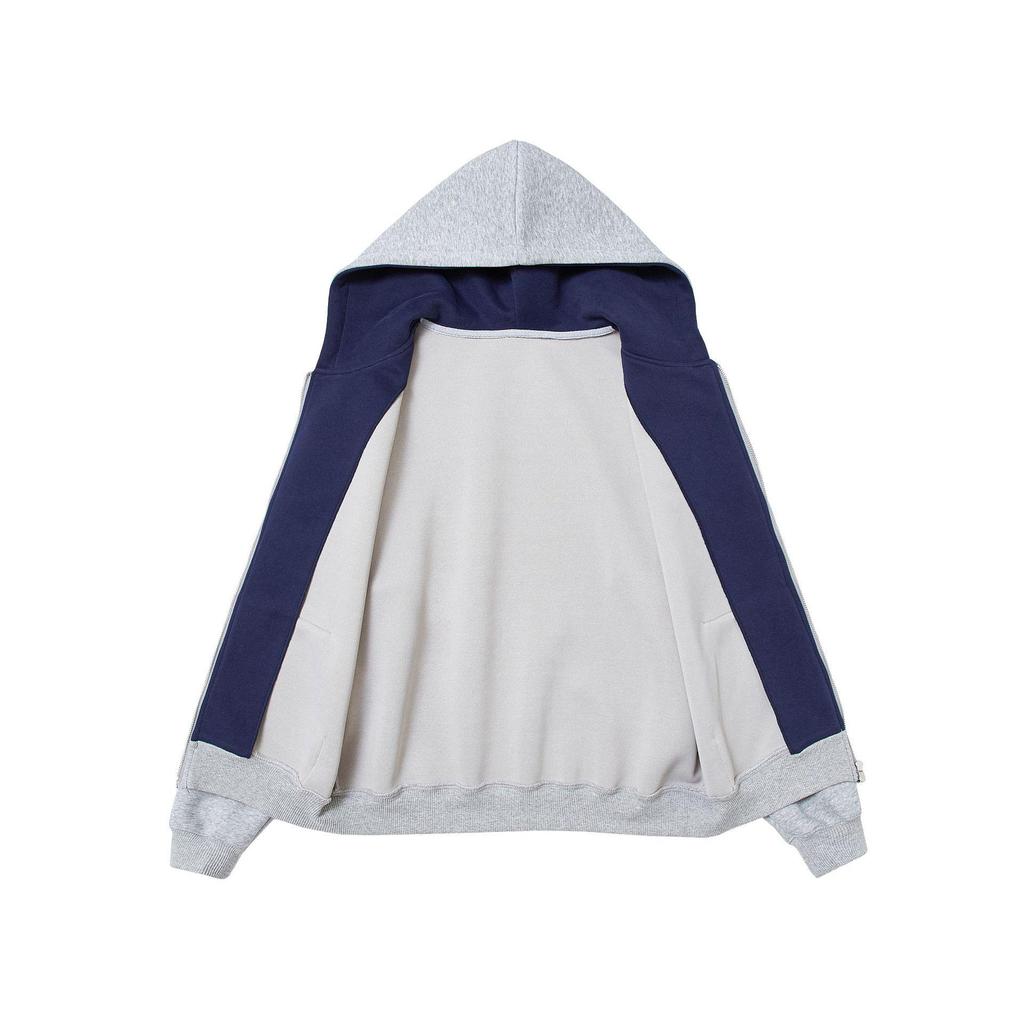 Unisex Color Block Zipper Cardigan Hoodie - Trendy Casual Autumn/Winter Jacket