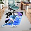 Kevin De Bruyne Polyester Carpet, Soft Indoor Mat for Office Chair, Living Room, Computer Desk - Decorative Home Office Rug Design