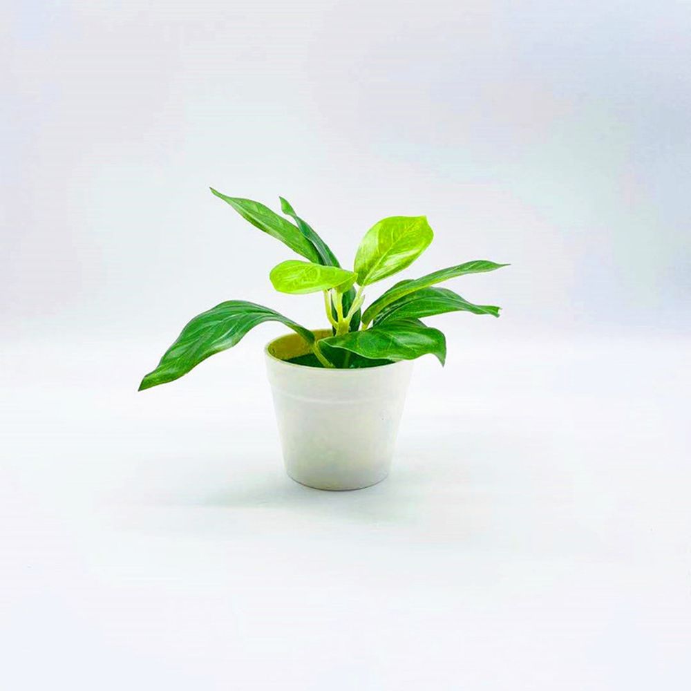 Настольный орнамент, реалистичная зелень, искусственная трава в горшках, искусственные растения, бонсай, имитация сциндапсуса
