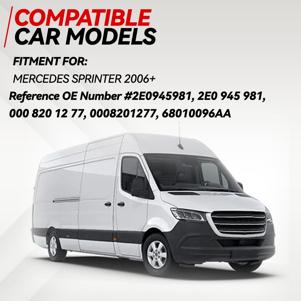 Лампы указателей поворота в боковых зеркалах заднего вида для Mercedes Sprinter 2006+ Повторители указателей в боковых зеркалах X2 Патрон лампы