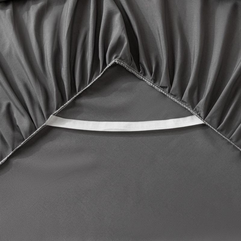 1 шт. серая юбка-кровать, приятный для кожи чехол на кровать, простой стиль, защита для матраса, мягкое покрывало roupa de cama для дома (Нет наволочки)