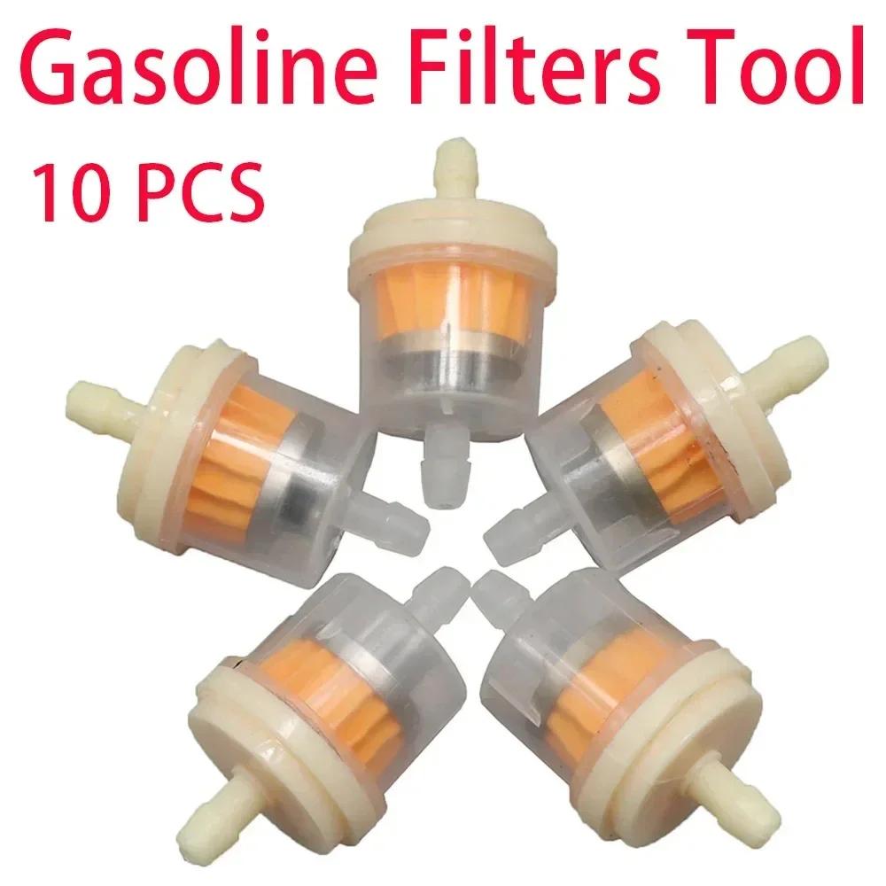 10pc Motorcycle Oil Filter 6mm 7mm Professional Gas Fuel Filter Gasoline Oil Filters for Motorcycle Scooter Motobike Accessories