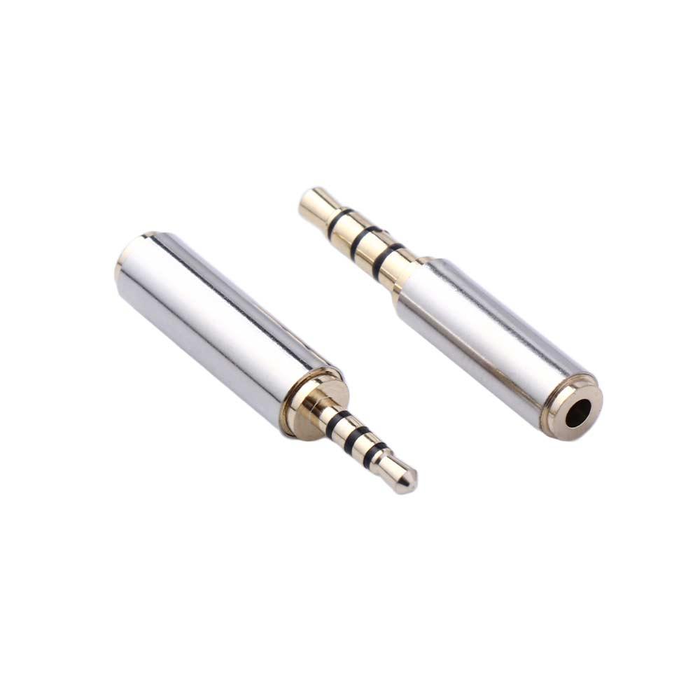 mm Plug Male to Female 2.5 mm to 3.5 mm Audio Connector Audio Plug Audio Adapter Earphone Amplifier