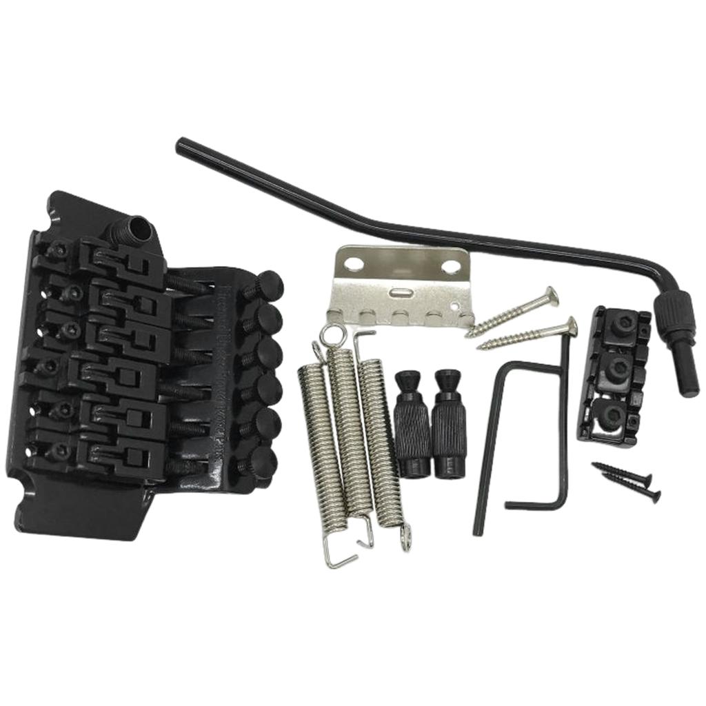 Guitar Tremolo Bridge Set Double Locking Tremolo Bridge for Guitar DIY Repair & Upgrade