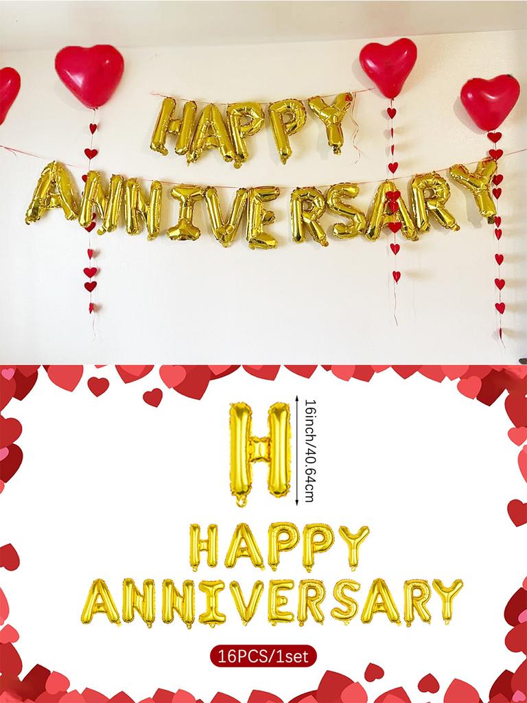 1 комплект золотых воздушных шаров в форме сердца на годовщину, для украшения вечеринки в честь Дня святого Валентина, годовщины, свадьбы, тематики любви