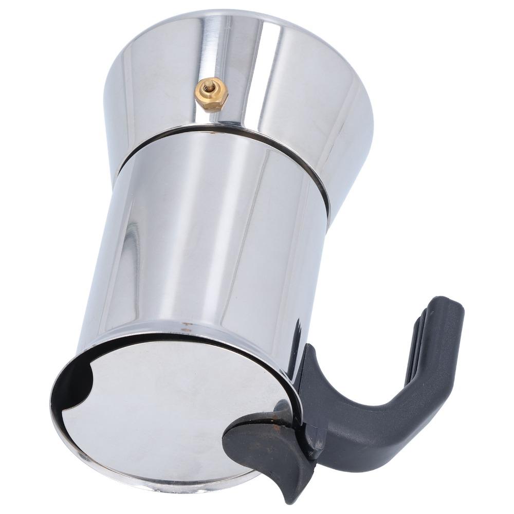 Mirror Polishing Finish Stainless Steel Coffee Pot Stovetop Espresso Maker Outdoor Brewing