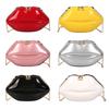 Lips Women PVC Handbags Chain Messenger Bags Shoulder Evening Party Clutch