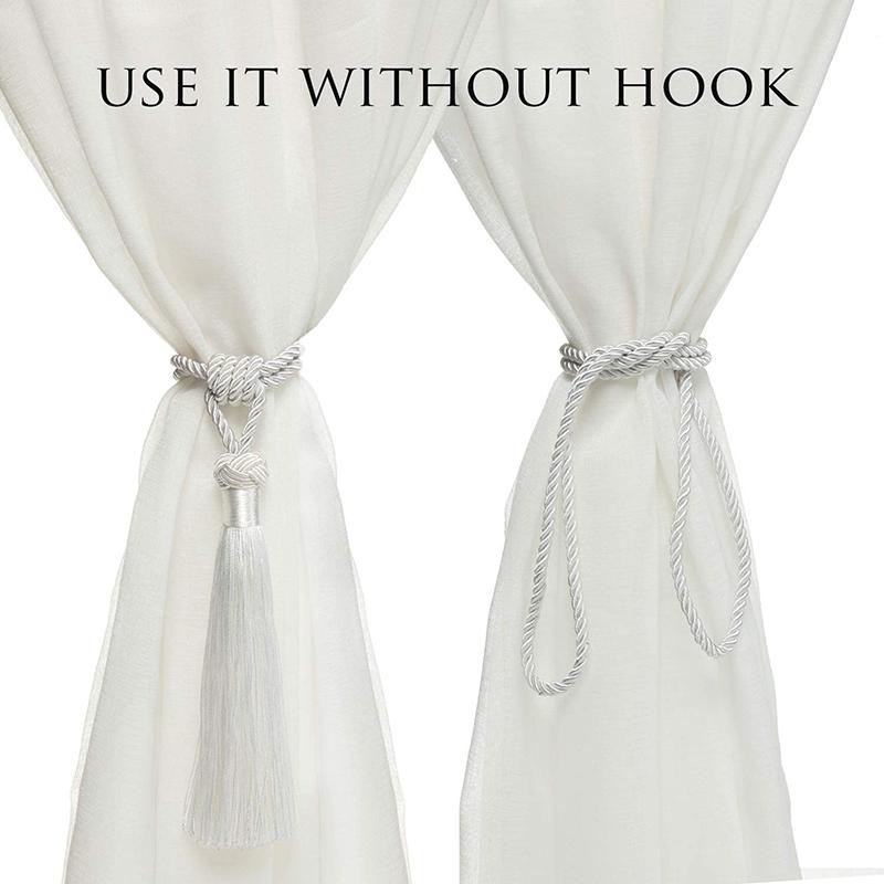 1 шт., высококачественные подхваты для штор ручной работы, ручные тканые подхваты, домашние декоративные кисточки, подхваты, 12 цветов