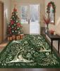 Home Red Christmas Rugs Soft Stain Resistant Modern Red Carpet Bedroom Rugs Dining Room Living Room Vintage Soft  Area Washable