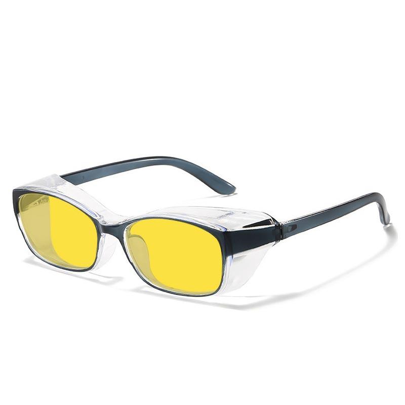 Новые солнцезащитные очки ночного видения с защитой краев, блокирующие синий свет, для просмотра мобильных телефонов, компьютеров, для защиты глаз