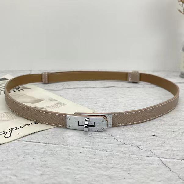 Двусторонний регулируемый эластичный тонкий ремень с пряжкой - универсальный аксессуар для летнего платья для женщин