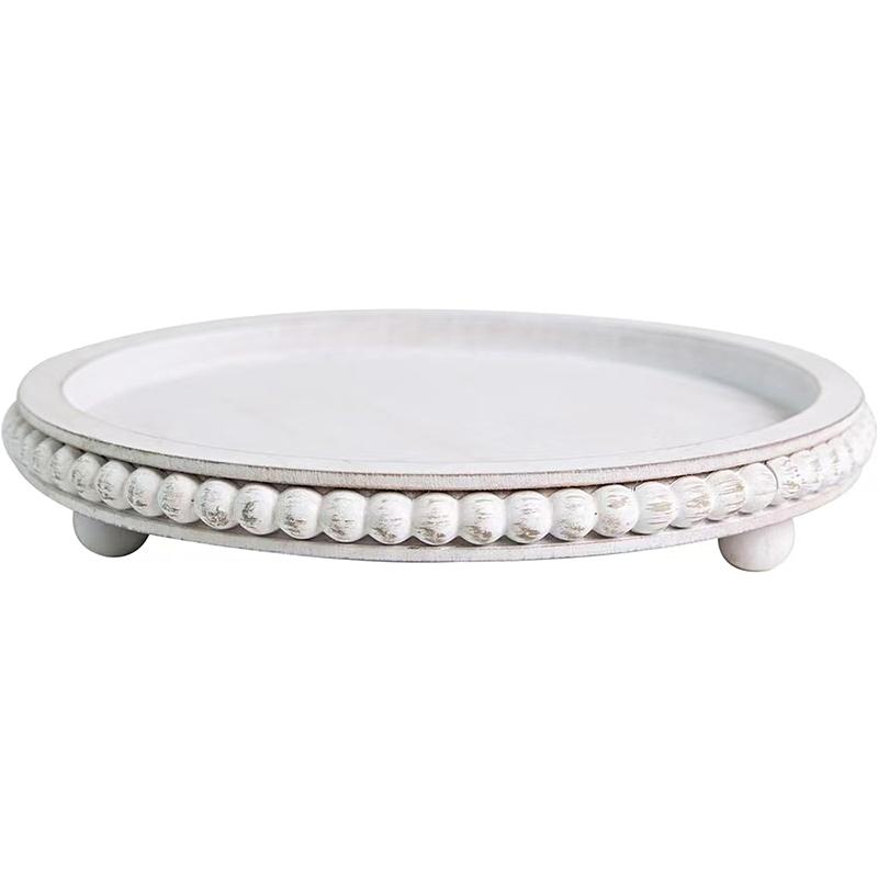 Handmade Storage Tray Aromatherapy Plate Display French Retro Style Natural Materials Hotel Restaurant Sundries Accessories