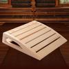 1pc Wooden Sauna Headrest Handmade Ergonomic Neck Pillow For Steam Room Relaxation Teens Women Men Home Spa Comfort Accessory