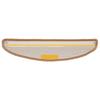 Stair Treads 10 pcs 56 x 17 x 3 cm Beige Semi circular