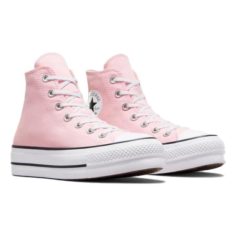 Converse All Star Lift Удобные Повседневные Высокие Кеды из Канваса Женские Розовые