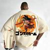 Dragon Ball Модные Горячие Товары Аниме Футболка с Принтом Goku Летняя Новинка 2026 Мужская и Женская Свободная Повседневная Уличная Мода Топ