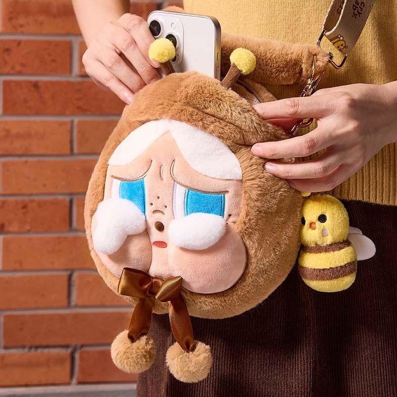 Itabag Bee Crybaby Plush Kids Crossbody Bag Lightweight Handbag Outings Casual
