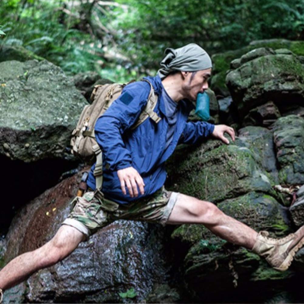 Cangad Складная ТПУ Водный спорт Водный туризм Гидратация Переноска воды Идеально для и Легко 500 мл Бутылка, Бутылка, Сумка, Сумка, Кемпинг, Велоспорт, Пеший туризм,