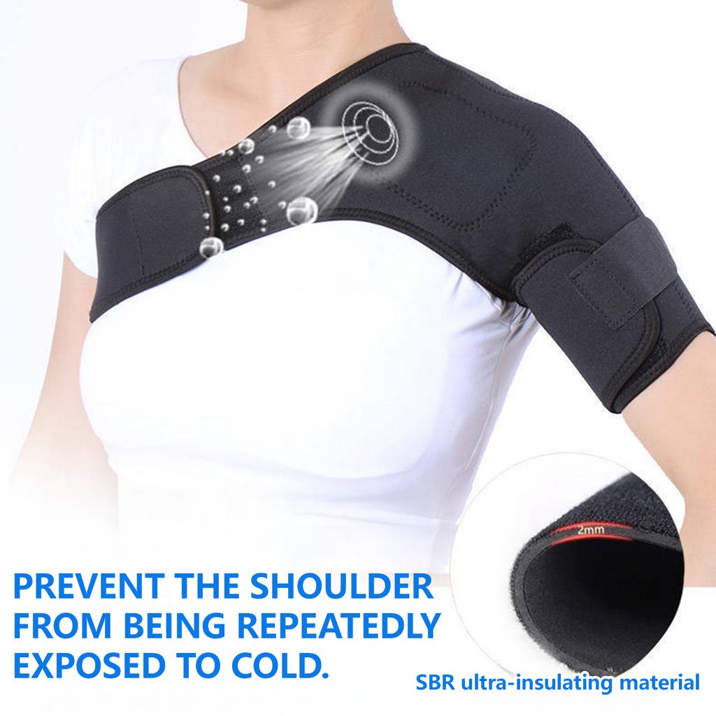 Self Heating Shoulder Strap Adjustable Thermal Shoulder Strap Relieve Cervical Fatigue Warming Shoulder Pad For Men And Women