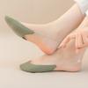 2 шт ультратонкие носки-лодочки из ледяного шелка для женщин, летние дышащие носки до середины стопы, невидимые носки без застежки, короткие носки-тапочки