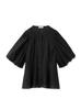 FRAY Puff Sleeve Peplum Blouse Black I.D. Women's FWFB241107,