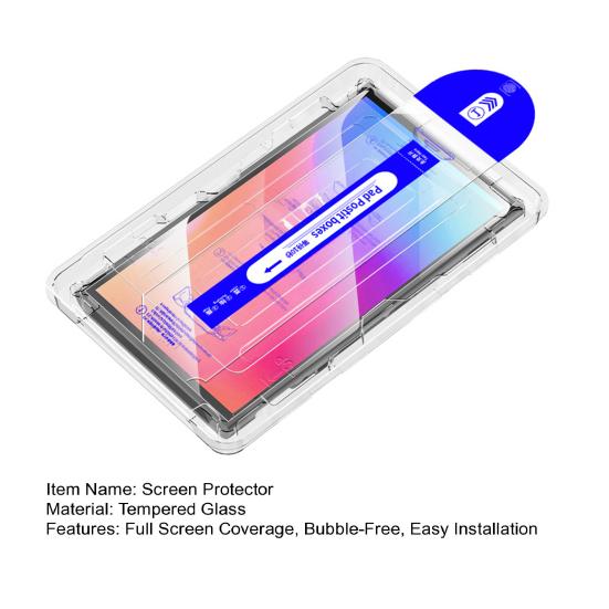 Защитная пленка для экрана Защита от царапин Закаленное стекло Пленка для экрана Без пыли Без пузырьков HD пленка для экрана игровой консоли NS2