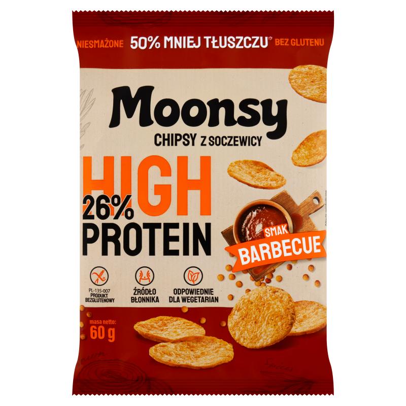 Moonsy BBQ Lentil Chips 60g