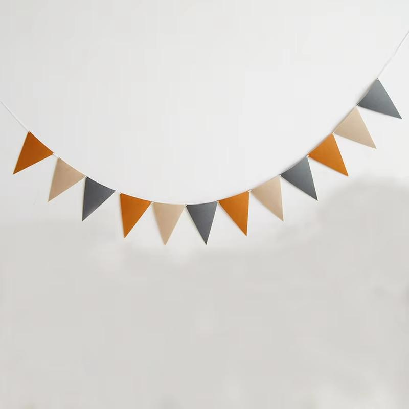 2.5M Colorful Pennant Banners String Flags Garland for Wedding Birthday Party Halloween Christmas Decorations Party Supplies