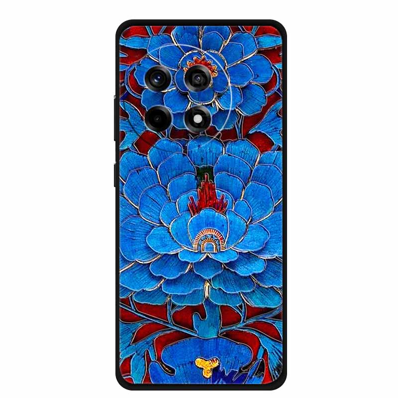 3D Тисненая Чехол Для Телефона OnePlus 13 5G Чехол 1+13 Рельефные Цветы Силиконовый Мягкий Чехол Для OnePlus 13 Задняя Крышка Чехол 6.82" Funda
