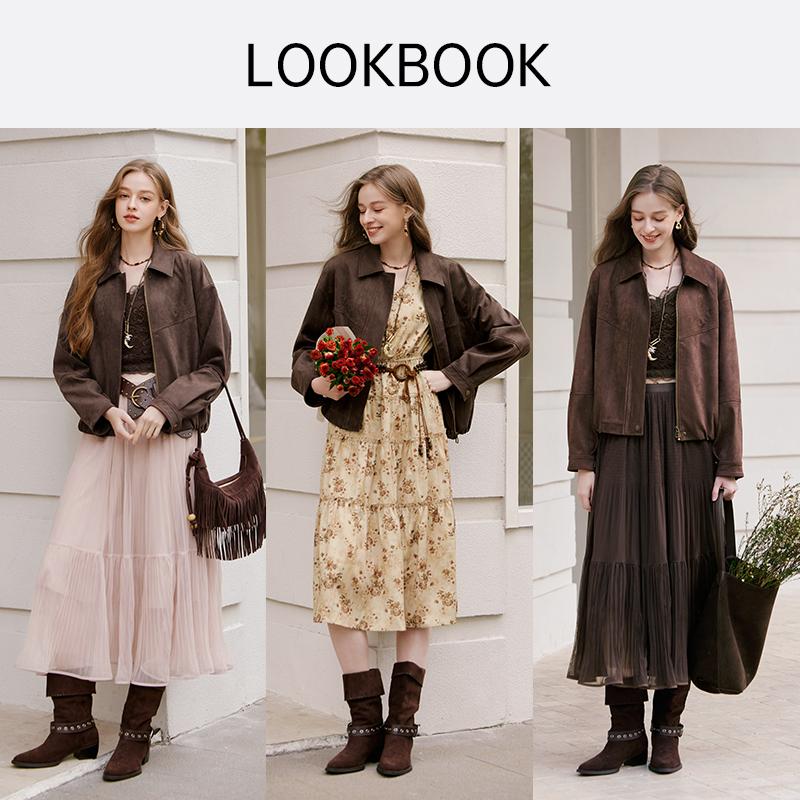Maillard collar jacket short jacket