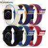 Nylon Loop Strap For Apple Watch Bands 46mm 44mm 40mm 45mm 41mm 42mm Sport Bracelet Iwatch Ultra 2 49mm Series 10 9 8 Se 7 6 5 4 Strap
