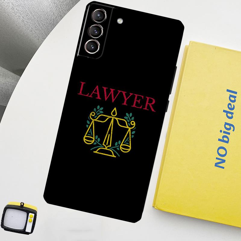 Чехол для телефона 'Закон Адвокат Судья Правосудие' для Samsung Galaxy S25 S26 Ultra S21 S22 S23 S24 Ultra S10 S20 Plus S25 FE