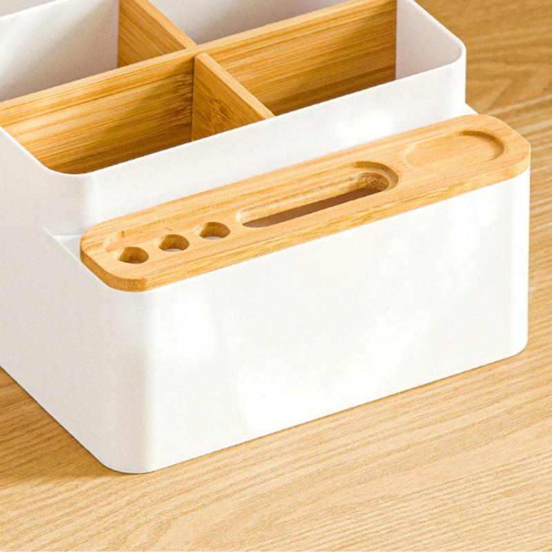 Настольный пульт дистанционного управления Ящики для хранения офисных мелочей Органайзеры для хранения вещей Съемные перегородки для дома Косметика Шкатулка для украшений