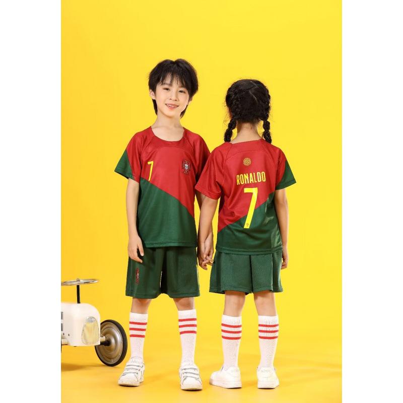 2020 Portugal Home No.237 Children's football jersey set