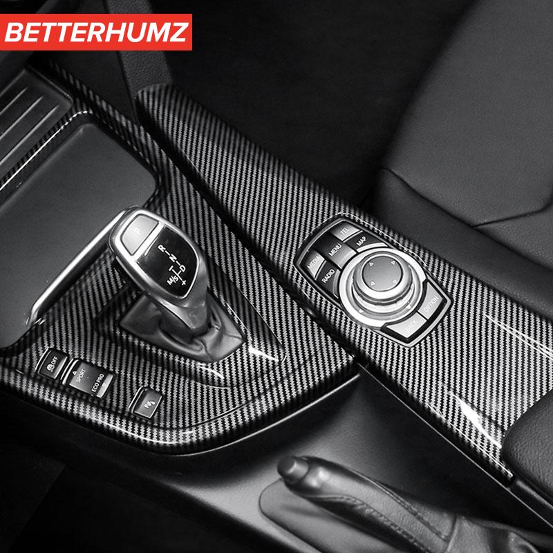 Для BMW F30 F34 F32 Серии 3 4 Крышка ручки двери центральной консоли из АБС-пластика с отделкой из углеродного волокна Наклейки Аксессуары для комплекта декора салона автомобиля
