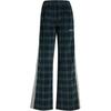 Originals Tartan Corduroy Wide Leg Knit Sports Pants Women Bottoms Dark-Green IX7415