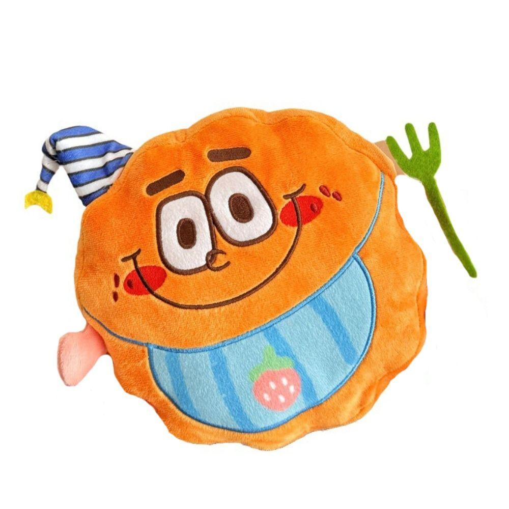 Fluffy 3D Simulation Mooncake Pillow Mid-autumn Festival Moon Cake Stuffed Toy  Home Decor