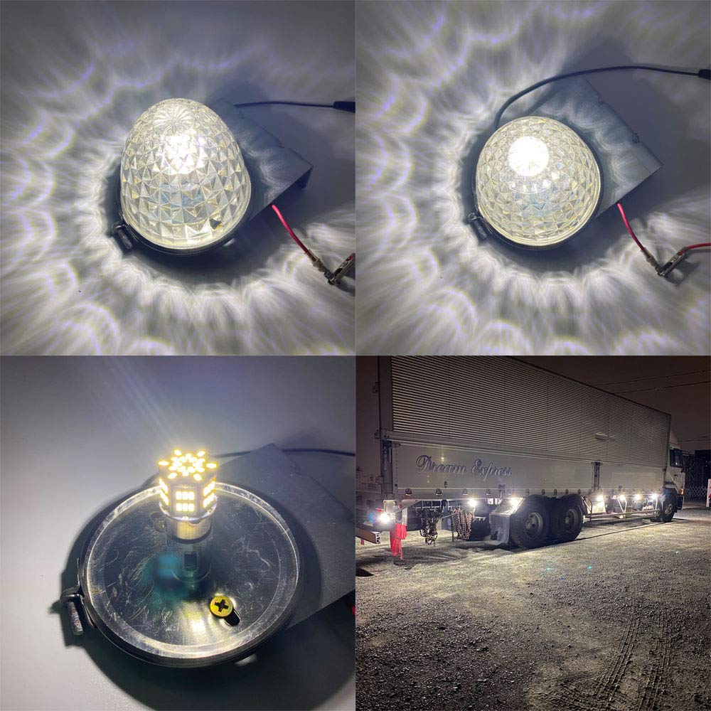 Откройте для себя суперяркие ветры S25 G18 одинарные 12V 24V двойного использования для всего, от мотоциклов и автомобилей до 3014 54SMD светодиодной лампы белого цвета 10 штук грузовики!